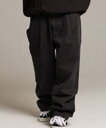 PHILIPPAKER（フィリップペイカー）の「ブルーベースコンフォータブルバギーデニムパンツブラック（デニムパンツ）」