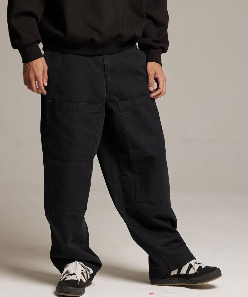 PHILIPPAKER(フィリップペイカー)の「ブルーベースヴィンテージワイドワークパンツブラック(その他パンツ・メンズ・その他・MEDIUM/LARGE/X-LARGE)」の10枚目の写真