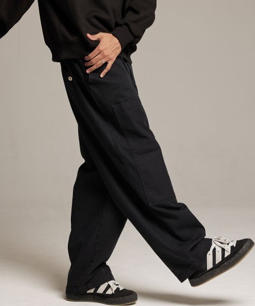 PHILIPPAKER(フィリップペイカー)の「ブルーベースヴィンテージワイドワークパンツブラック(その他パンツ・メンズ・その他・MEDIUM/LARGE/X-LARGE)」の12枚目の写真