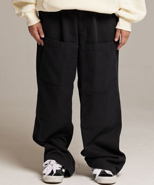 PHILIPPAKER(フィリップペイカー)の「ブルーベースヴィンテージワイドワークパンツブラック(その他パンツ・メンズ・その他・MEDIUM/LARGE/X-LARGE)」の14枚目の写真