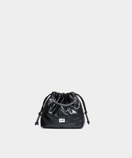 BADGIGI（バッドジジ）の「チェーンミニトローストリングバッグ、ブラックキルティング（ショルダーバッグ・レディース・その他・FREE）」の5枚目の写真