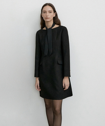 BOAT NECK TWEED OPS