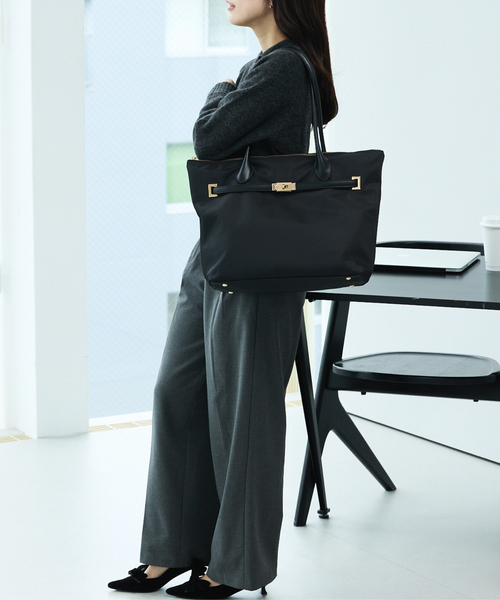 kariさんコラボ】多機能BELTEDナイロントート/A4/通勤/16インチPC対応