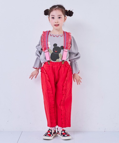 MARKEY'S(マーキーズ)の「ラウンドフリルロングパンツ(その他パンツ・キッズ・レッド/ブラック・150/140/120/110/100/90/130)」の19枚目の写真