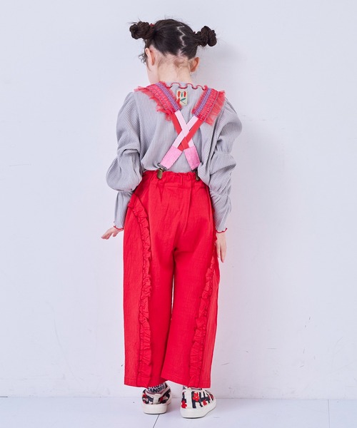 MARKEY'S(マーキーズ)の「ラウンドフリルロングパンツ(その他パンツ・キッズ・レッド/ブラック・150/140/120/110/100/90/130)」の20枚目の写真