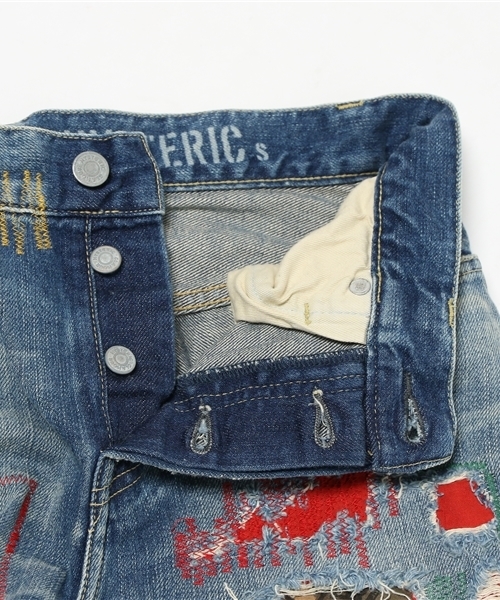 HYSTERIC GLAMOUR(ヒステリックグラマー)の「RZS加工デニム COOL BOYS PT(デニムパンツ・レディース・インディゴブルー・XX-SMALL/X-SMALL/MEDIUM/SMALL)」の14枚目の写真