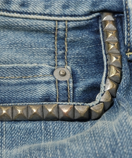 HYSTERIC GLAMOUR(ヒステリックグラマー)の「RZS加工デニム COOL BOYS PT(デニムパンツ・レディース・インディゴブルー・XX-SMALL/X-SMALL/MEDIUM/SMALL)」の16枚目の写真