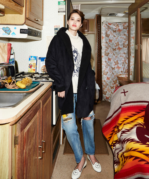 HYSTERIC GLAMOUR(ヒステリックグラマー)の「RZS加工デニム COOL BOYS PT(デニムパンツ・レディース・インディゴブルー・XX-SMALL/X-SMALL/MEDIUM/SMALL)」の11枚目の写真