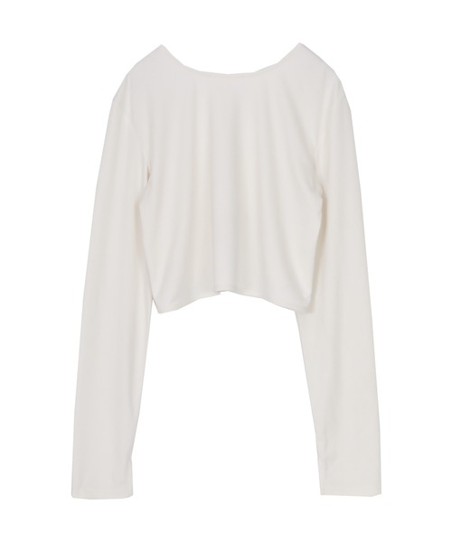 UR'S（ユアーズ）の「前後2wayトップス/ラッシュガード（Tシャツ/カットソー・レディース・アイボリー/ブラック・L/M/S）」の12枚目の写真