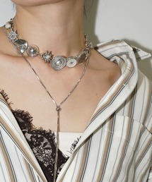 chuclla（チュクラ）の「マルチモチーフ チェーンチョーカー cha26s008（ネックレス）」