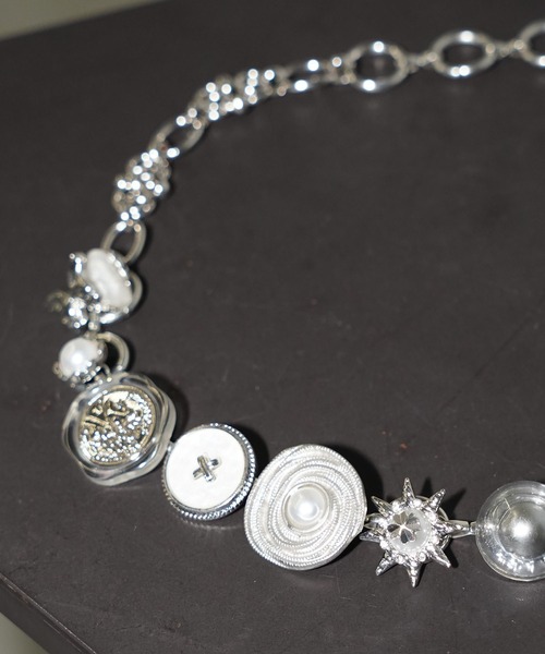 chuclla（チュクラ）の「マルチモチーフ チェーンチョーカー cha26s008（ネックレス・レディース・シルバー・FREE）」の9枚目の写真