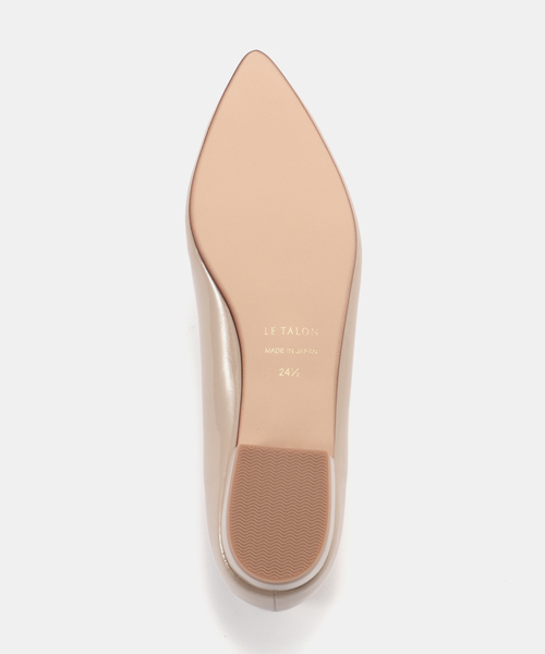 LE TALON（ルタロン）の「《追加》ポインテッドエナメルバレエ（バレエシューズ・レディース・ベージュ・24cm/23.5cm/23cm/22.5cm/22cm/21.5/21/25.5cm/25cm/24.5cm）」の13枚目の写真