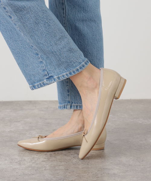 LE TALON（ルタロン）の「《追加》ポインテッドエナメルバレエ（バレエシューズ・レディース・ベージュ・24cm/23.5cm/23cm/22.5cm/22cm/21.5/21/25.5cm/25cm/24.5cm）」の17枚目の写真