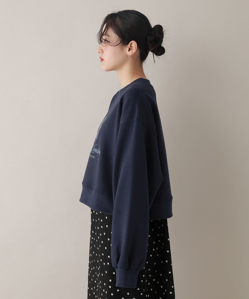 RAGEBLUE（レイジブルー）の「エンブレム刺繍/ポンチスウェットプルオーバー（スウェット・レディース・グレー/ホワイト/ネイビー・FREE）」の17枚目の写真