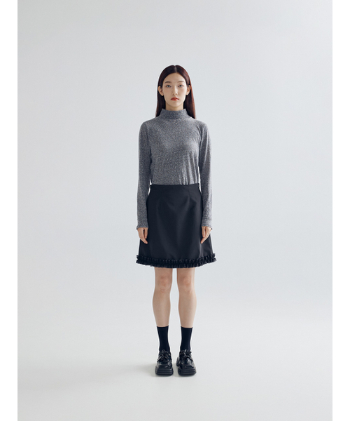 BOMNAL BOUTIQUE(ボムナルブティック)の「レーススカート_ブラック(スカート・レディース・その他・SMALL/MEDIUM)」の2枚目の写真