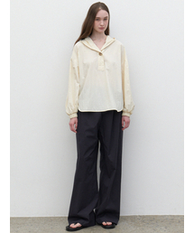 Hoody blouse (cream)