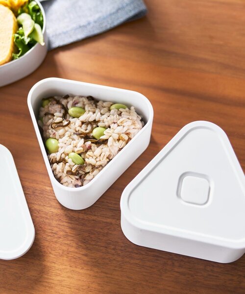 BIRTHDAY BAR（バースデイバー）の「【tower タワー】バルブ付き密閉おにぎりケース タワー 2個組（お弁当箱・レディース・ブラック/ホワイト・0）」の7枚目の写真