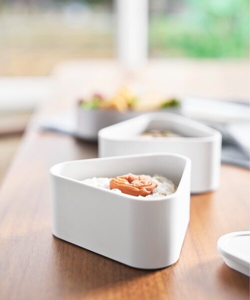 BIRTHDAY BAR（バースデイバー）の「【tower タワー】バルブ付き密閉おにぎりケース タワー 2個組（お弁当箱・レディース・ブラック/ホワイト・0）」の8枚目の写真