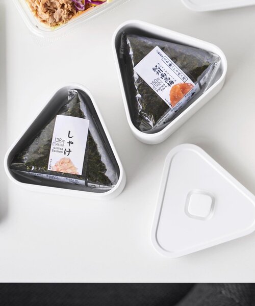 BIRTHDAY BAR（バースデイバー）の「【tower タワー】バルブ付き密閉おにぎりケース タワー 2個組（お弁当箱・レディース・ブラック/ホワイト・0）」の10枚目の写真