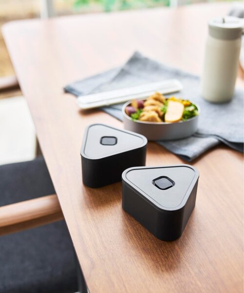 BIRTHDAY BAR（バースデイバー）の「【tower タワー】バルブ付き密閉おにぎりケース タワー 2個組（お弁当箱・レディース・ブラック/ホワイト・0）」の17枚目の写真