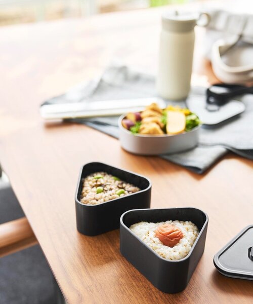 BIRTHDAY BAR（バースデイバー）の「【tower タワー】バルブ付き密閉おにぎりケース タワー 2個組（お弁当箱・レディース・ブラック/ホワイト・0）」の18枚目の写真