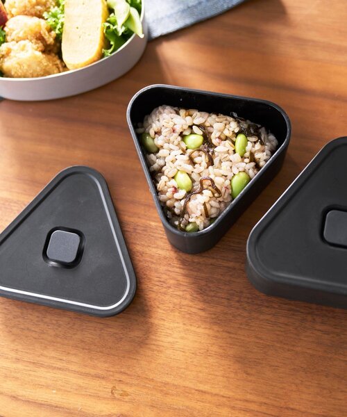 BIRTHDAY BAR（バースデイバー）の「【tower タワー】バルブ付き密閉おにぎりケース タワー 2個組（お弁当箱・レディース・ブラック/ホワイト・0）」の20枚目の写真