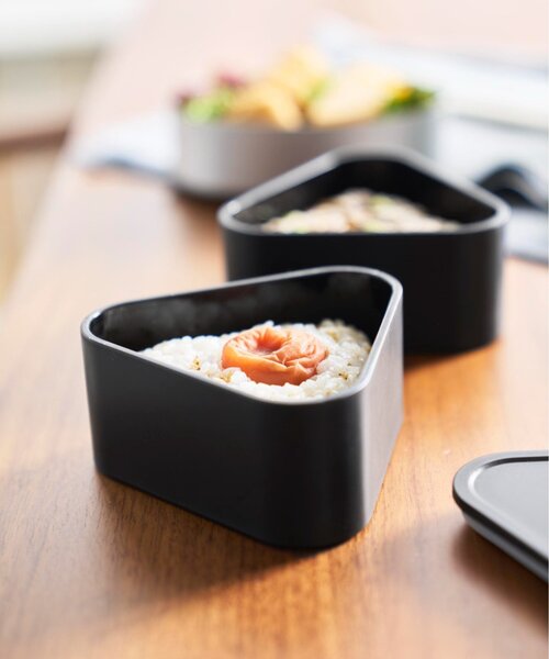 BIRTHDAY BAR（バースデイバー）の「【tower タワー】バルブ付き密閉おにぎりケース タワー 2個組（お弁当箱・レディース・ブラック/ホワイト・0）」の21枚目の写真