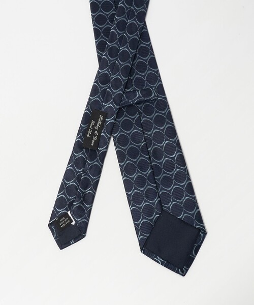 UNITED ARROWS(ユナイテッドアローズ)の「<Holliday&Brown>サークル ジャガード ネクタイ(ネクタイ・メンズ・ネイビー/ブラウン系・FREE)」の4枚目の写真