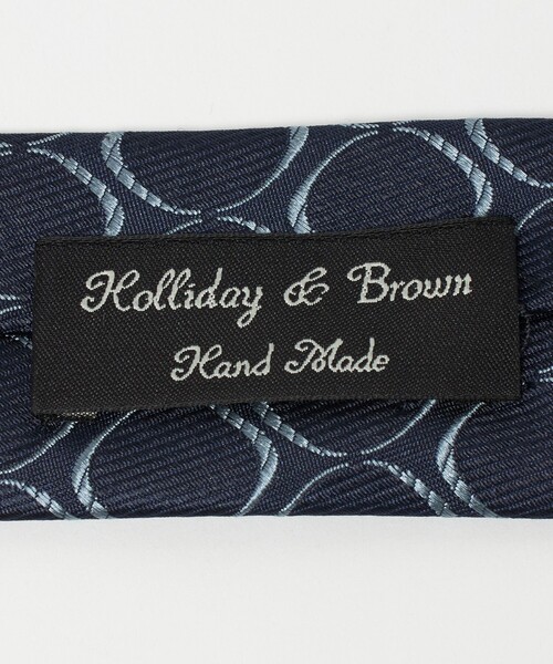 UNITED ARROWS(ユナイテッドアローズ)の「<Holliday&Brown>サークル ジャガード ネクタイ(ネクタイ・メンズ・ネイビー/ブラウン系・FREE)」の8枚目の写真