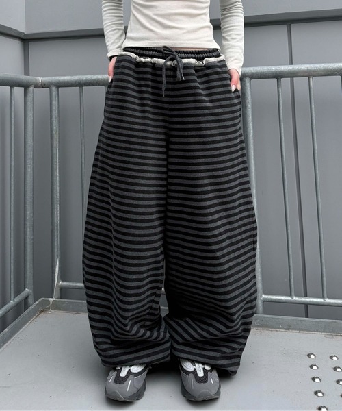 sedacle（セダクル）の「【26SS】アソート柄加工スウェットパンツ（スウェットパンツ・メンズ・ブラック/チャコールグレー/グレー・MEDIUM/SMALL/LARGE）」の14枚目の写真