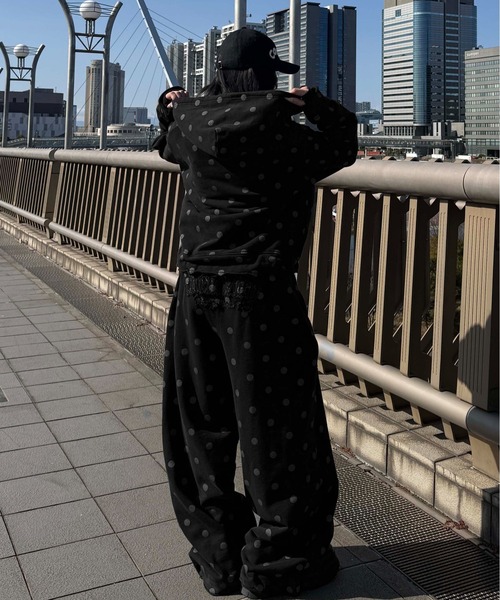 sedacle（セダクル）の「【26SS】アソート柄加工スウェットパンツ（スウェットパンツ・メンズ・ブラック/チャコールグレー/グレー・MEDIUM/SMALL/LARGE）」の11枚目の写真