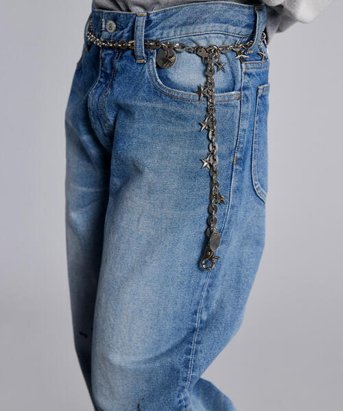 MASU(エムエーエスユー)の「MASU/エムエーエスユー/SHOOTING STAR CHAIN STRAP/M26Y9OJ001(ウォレットチェーン・メンズ・シルバー・F)」の3枚目の写真