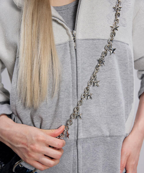MASU(エムエーエスユー)の「MASU/エムエーエスユー/SHOOTING STAR CHAIN STRAP/M26Y9OJ001(ウォレットチェーン・メンズ・シルバー・F)」の4枚目の写真