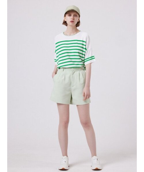 AYIHOLIC CASHMERE(アイホリックカシミア)の「マリンストライプラウンドネックプルオーバー(ニット/セーター・レディース・その他・FREE)」の4枚目の写真