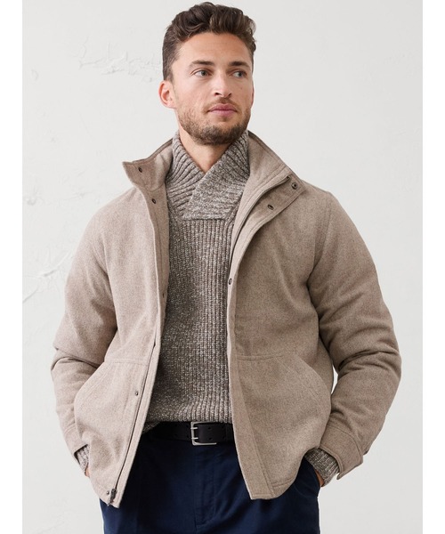 セール】BANANA REPUBLIC FACTORY STORE ウールブレンド モックネック