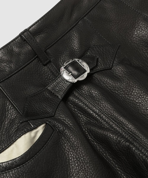 MASU（エムエーエスユー）の「LEATHER SHORTS（その他パンツ・メンズ・ブラック・46/44）」の8枚目の写真