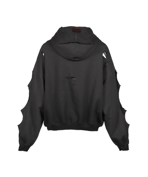 NUBIAN(ヌビアン)の「DARK DEAL HOODIE 2(パーカー・メンズ・チャコールグレー・SMALL/MEDIUM/LARGE)」の2枚目の写真