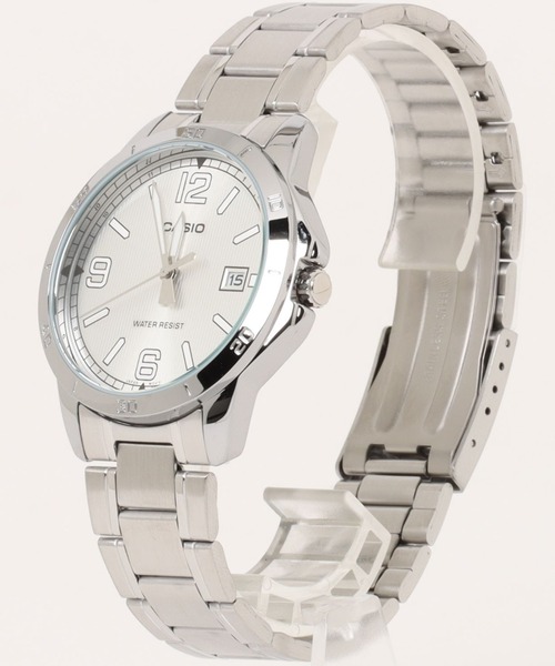 CASIO(カシオ)の「CASIO カシオ/ アナログ腕時計 クォーツ メタルバンド 日付表示 ラウンドフェイス ユニセックス 日常生活防水 ビジネス 海外モデル //// MTP D シリーズ(アナログ腕時計・メンズ・シルバー×ブルー/シルバー/ブラック×シルバー/シルバー系その他/シルバー×ブラック・FREE)」の3枚目の写真