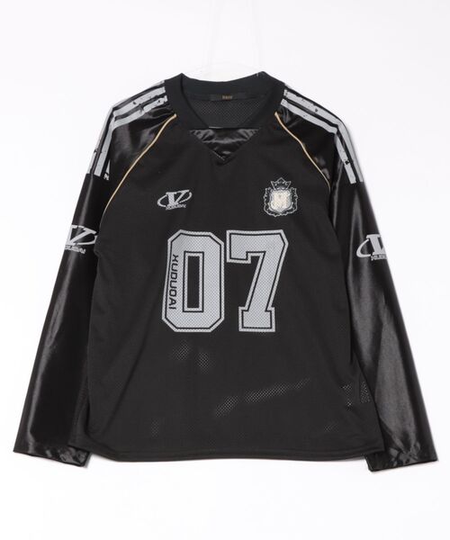 Ritzy(リッツィー)の「メッシュフットボールジャージー(Tシャツ/カットソー・レディース・ブラック/ホワイト・M/L)」の8枚目の写真