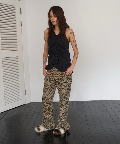 JOINT WORKS(ジョイントワークス)の「OURSAALTY / アワーソルティ Easy layered sleeveless(Tシャツ/カットソー・レディース・ブラック/アイボリー・FREE)」の10枚目の写真