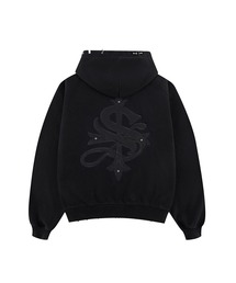 SUPPLIER（サプライヤー）の「ジップパーカー｜Pierced Tribal Cross Zip Hoodie｜SUPPLIER（パーカー）」
