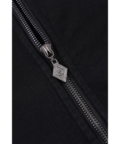 SUPPLIER（サプライヤー）の「ジップパーカー｜Pierced Tribal Cross Zip Hoodie｜SUPPLIER（パーカー・メンズ・ブラック/グレー/ピンク・SMALL/MEDIUM/X-LARGE/XX-LARGE/LARGE）」の10枚目の写真