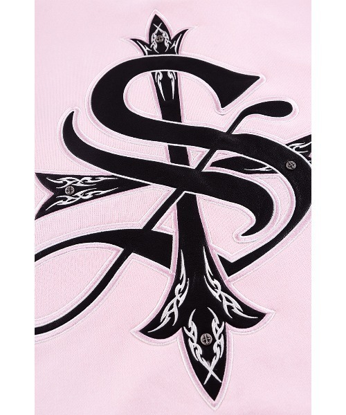 SUPPLIER（サプライヤー）の「ジップパーカー｜Pierced Tribal Cross Zip Hoodie｜SUPPLIER（パーカー・メンズ・ブラック/グレー/ピンク・SMALL/MEDIUM/X-LARGE/XX-LARGE/LARGE）」の19枚目の写真