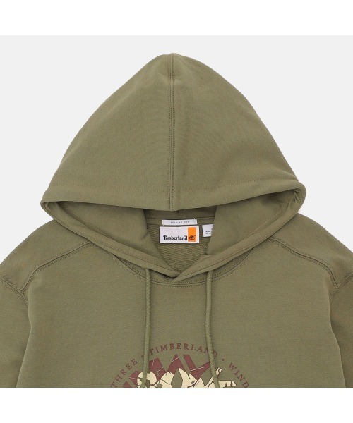 Timberland（ティンバーランド）の「ツリーロゴ グラフィック フーディー メンズ（パーカー・メンズ・カーキ・LARGE/MEDIUM/SMALL/X-LARGE/XX-LARGE）」の3枚目の写真