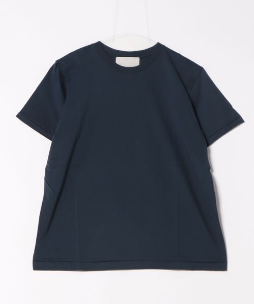 WALANCE(ワランス)の「organic cotton jersey basic fit tee(Tシャツ/カットソー・レディース・オフホワイト/スミクロ/ネイビー・FREE)」の3枚目の写真