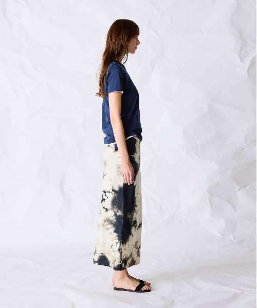 WALANCE(ワランス)の「organic cotton jersey basic fit tee(Tシャツ/カットソー・レディース・オフホワイト/スミクロ/ネイビー・FREE)」の12枚目の写真