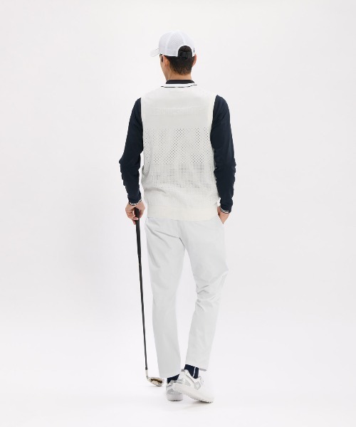 le coq sportif GOLF(ルコックスポルティフゴルフ)の「ウォッシャブルVネックニットベスト(ベスト・メンズ・ネイビー/ホワイト・L/XL/3L/M)」の9枚目の写真