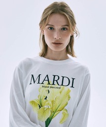 TSHIRT LONG SLEEVE LILIES & ROSES / Tシャツ ロングスリーブ リリー ローズ