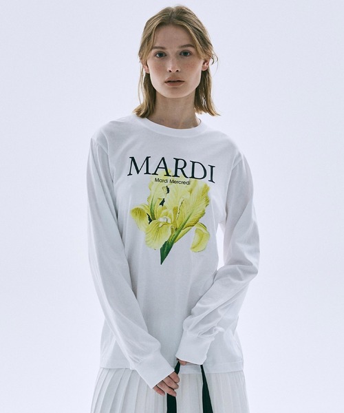TSHIRT LONG SLEEVE LILIES & ROSES / Tシャツ ロングスリーブ リリー