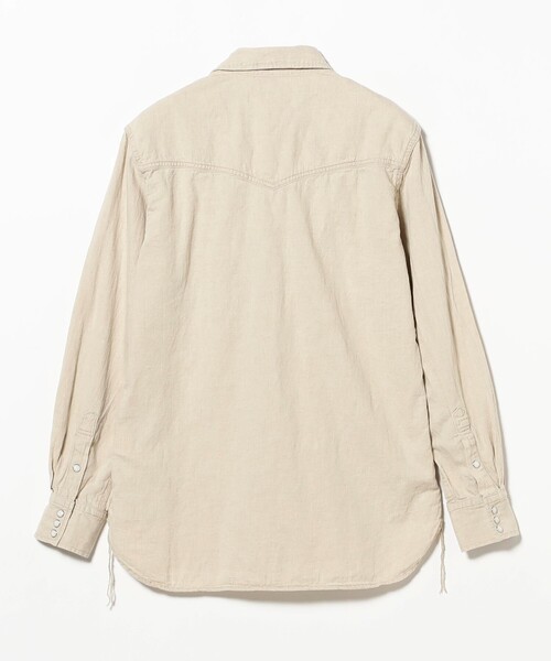 BEAMS PLUS(ビームスプラス)の「【別注】REMI RELIEF / Cotton Linen Western Shirt Classic Fit(シャツ/ブラウス・メンズ・オフホワイト・SMALL/XX-LARGE/X-LARGE/LARGE/MEDIUM)」の7枚目の写真